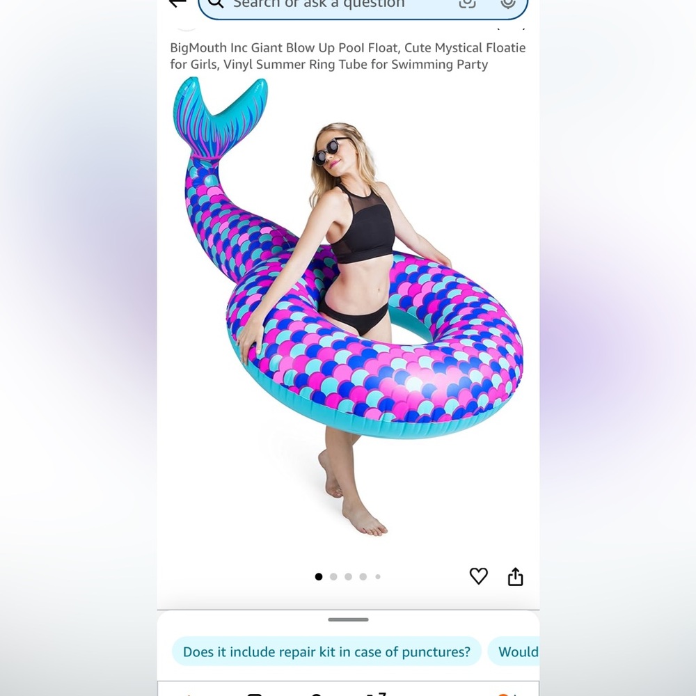 Giant mermaid tail float-EUC